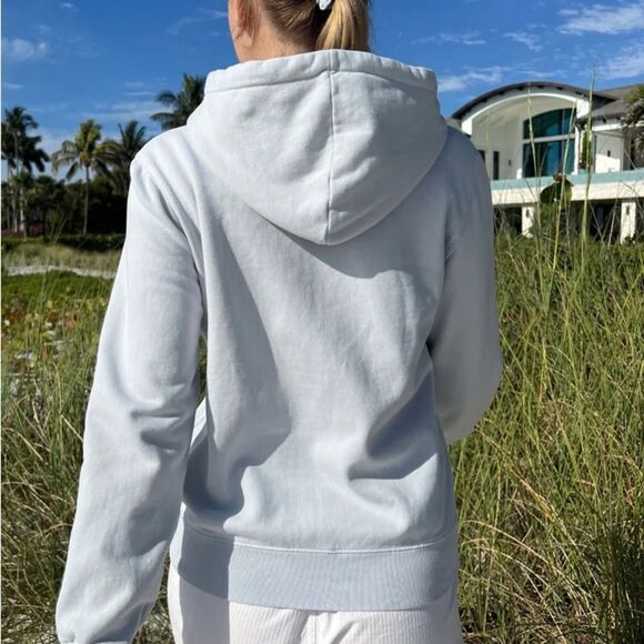 Brandy Melville Christy Hoodie in Heather Gray. Regular Fit. - Picture 3 of 8